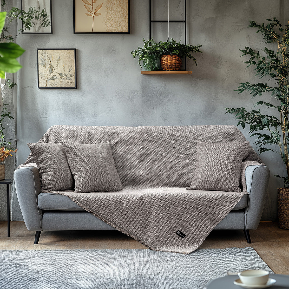 Ριχτάρι Μονοθέσιο Art 8646 170x170 Γκρι από την εταιρεία Beauty Home