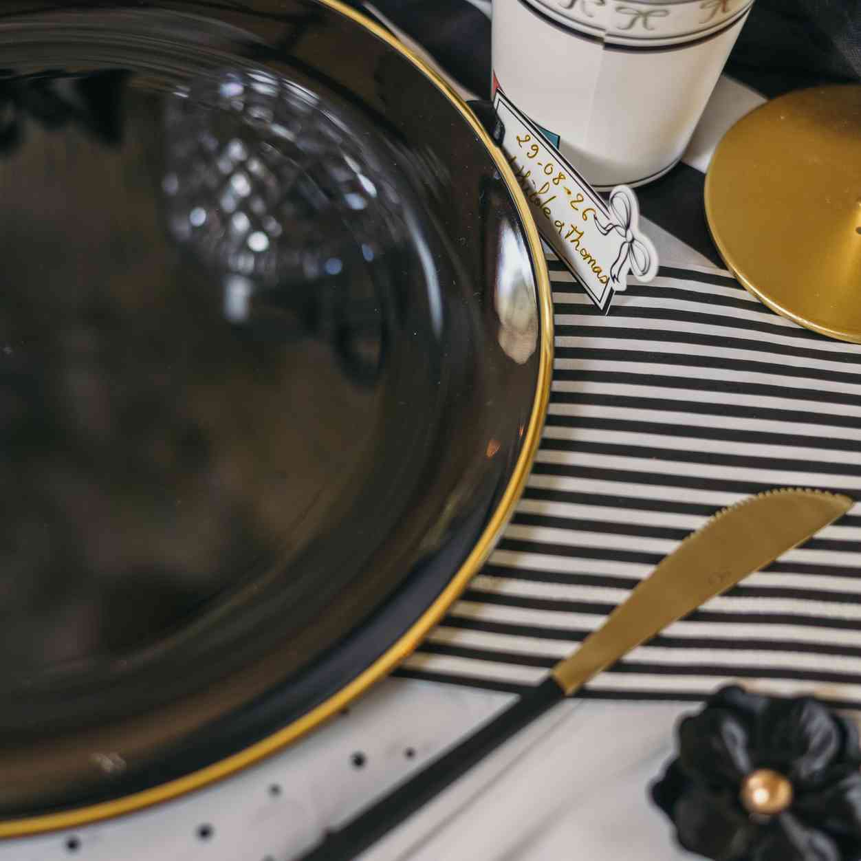 10 ετικέτες Black & white με κορδέλα 3,5×7 cm από την εταιρεία Beauty Home
