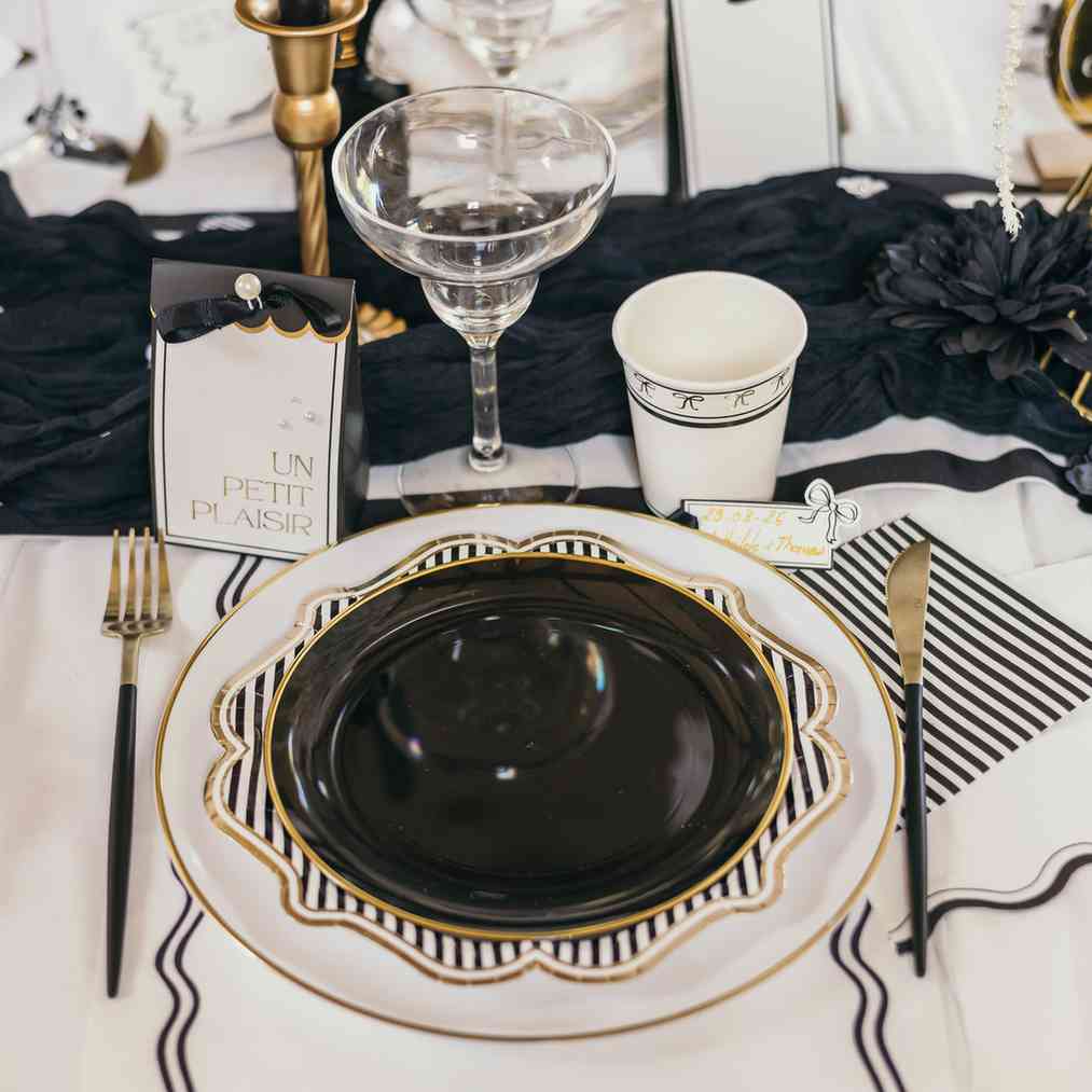 10 ετικέτες Black & white με κορδέλα 3,5×7 cm από την εταιρεία Beauty Home