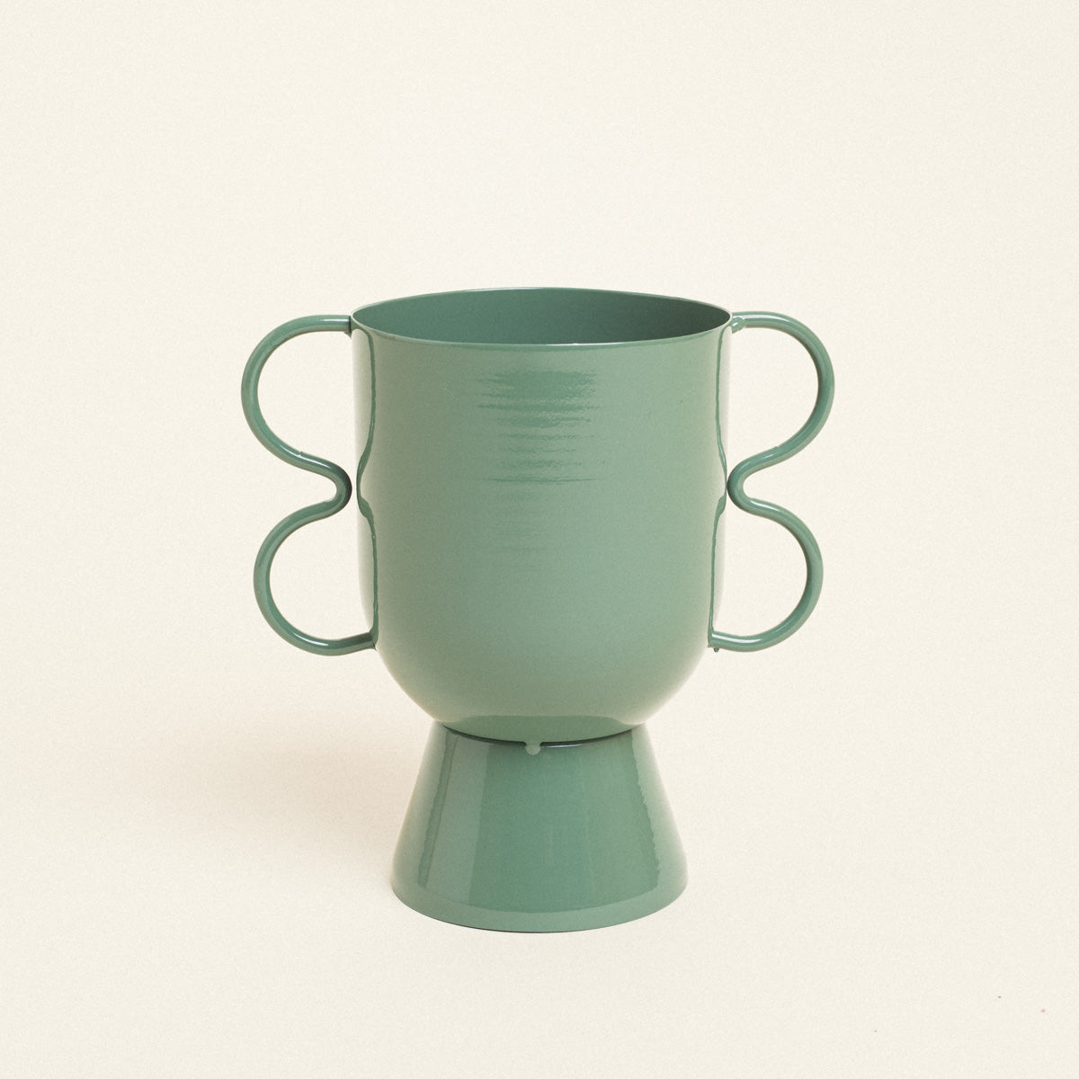 Βάζο Μεταλλικό 15 cm x 10 cm x 16 cm