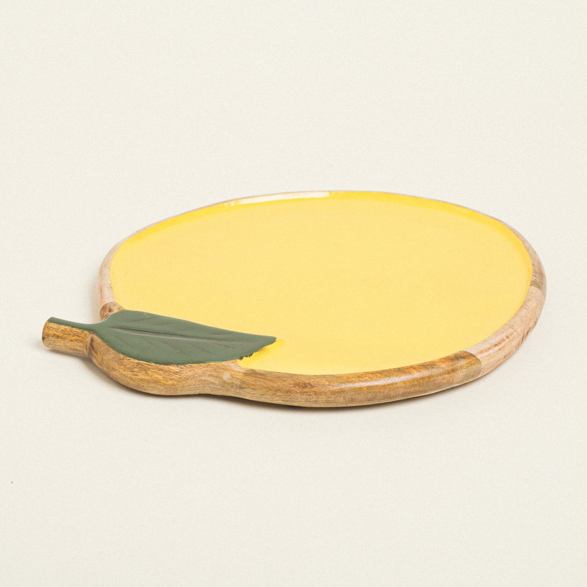 ΠΙΑΤΕΛΑ ΞΥΛΙΝΗ ΜΕ ΣΜΑΛΤΟ ΛΕΜΟΝΙ 27 x 34 cm Default Title από την εταιρεία Beauty Home