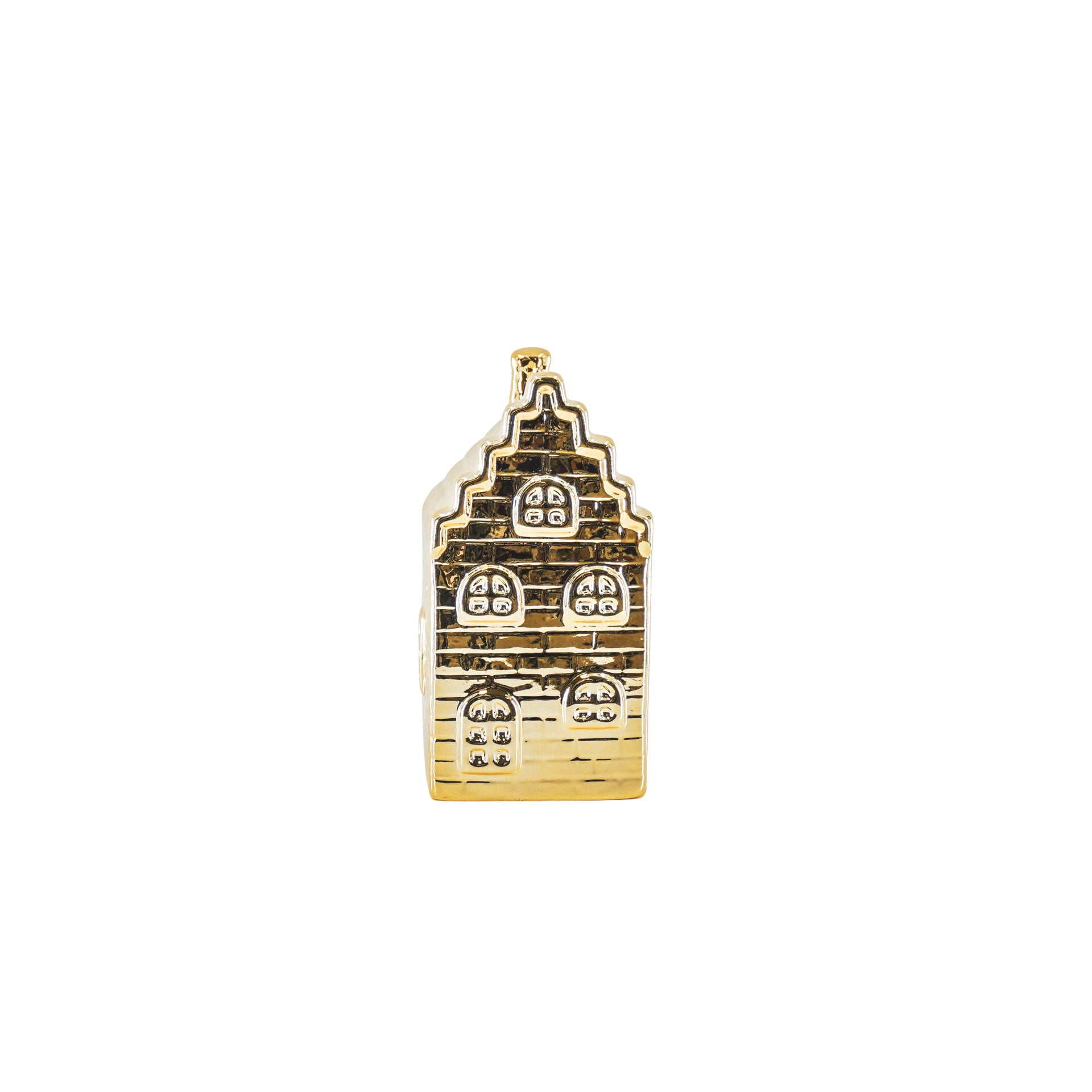 Στολίδι Money Bank House Κεραμικό 7 x 7 x 13 cm