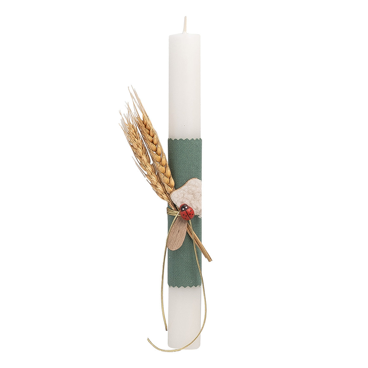 ΛΑΜΠΑΔΑ ΛΕΥΚΗ 25cm ΜΑΝΙΤΑΡΙ SAGE GREEN