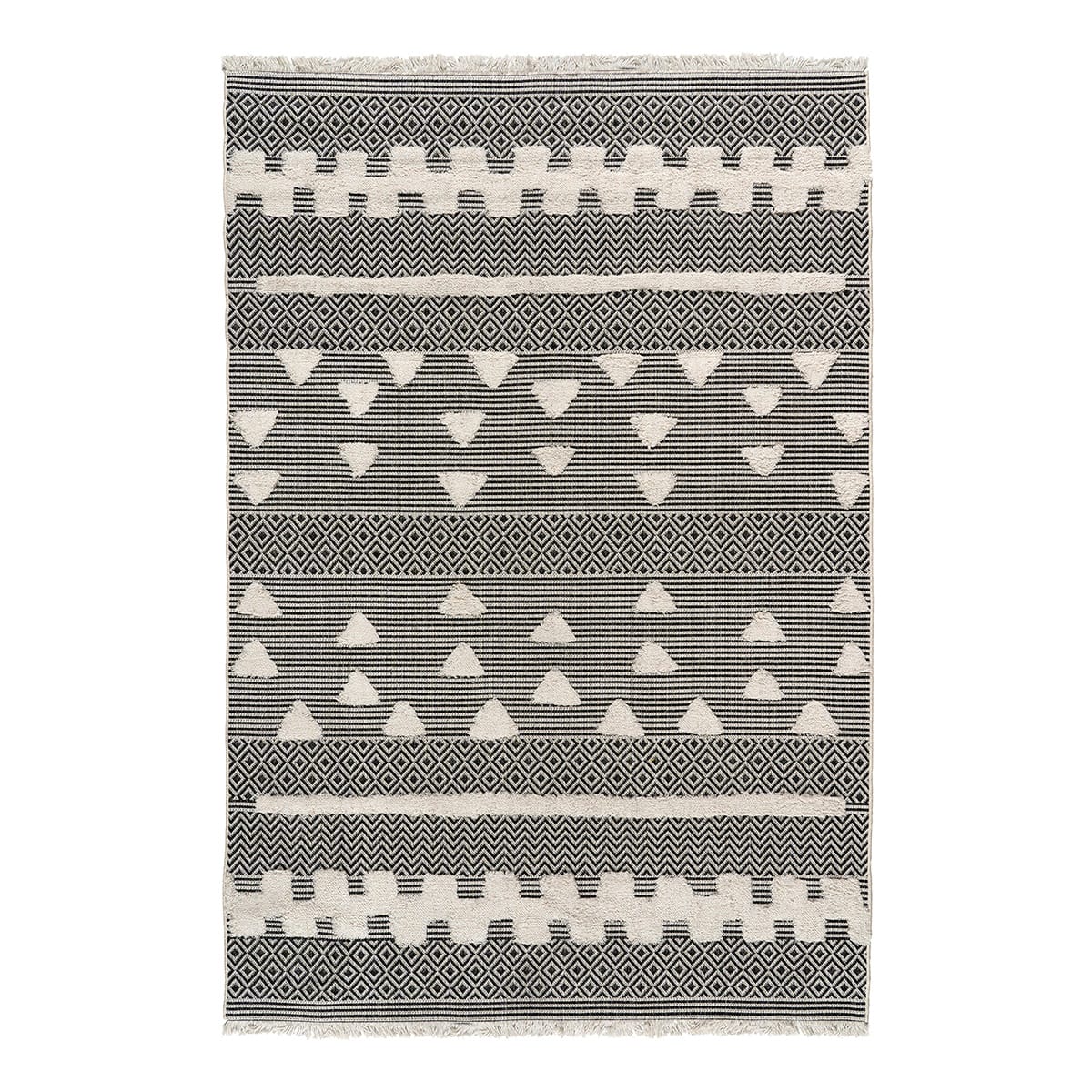 Χαλί βαμβακερό Morocotton 9238 Γκρι από την εταιρεία Beauty Home