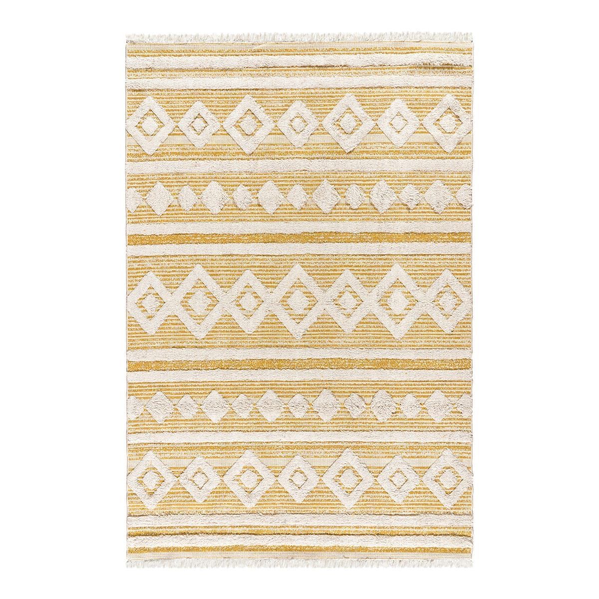 Χαλί βαμβακερό Morocotton 9239 Κίτρινο από την εταιρεία Beauty Home