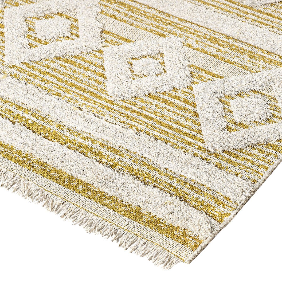 Χαλί βαμβακερό Morocotton 9239 Κίτρινο από την εταιρεία Beauty Home