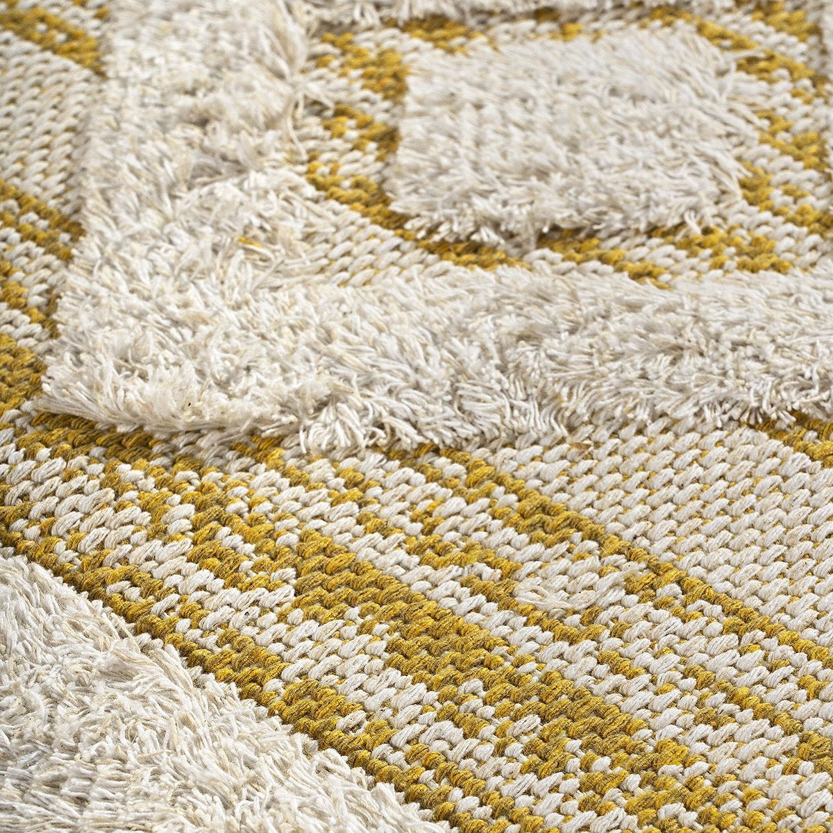 Χαλί βαμβακερό Morocotton 9239 Κίτρινο από την εταιρεία Beauty Home