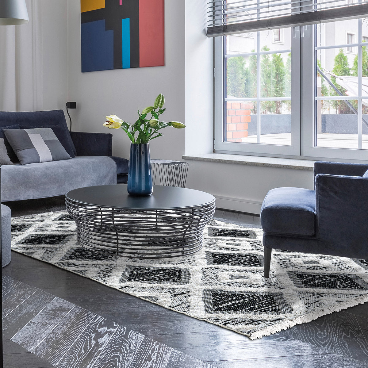 Χαλί βαμβακερό Morocotton 9240 Γκρι Beauty Home από την εταιρεία Beauty Home