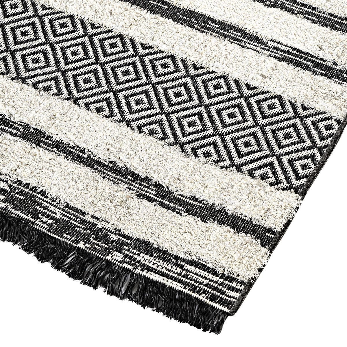 Χαλί βαμβακερό Morocotton 9241 Γκρι από την εταιρεία Beauty Home