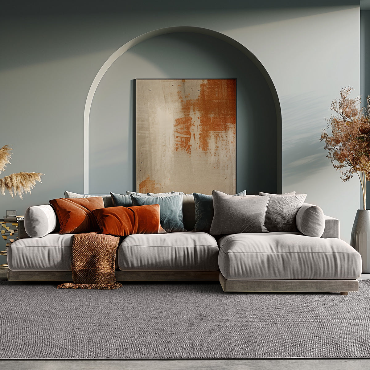 Πατάκι Rustic Art 9333 67x140 Γκρι από την εταιρεία Beauty Home