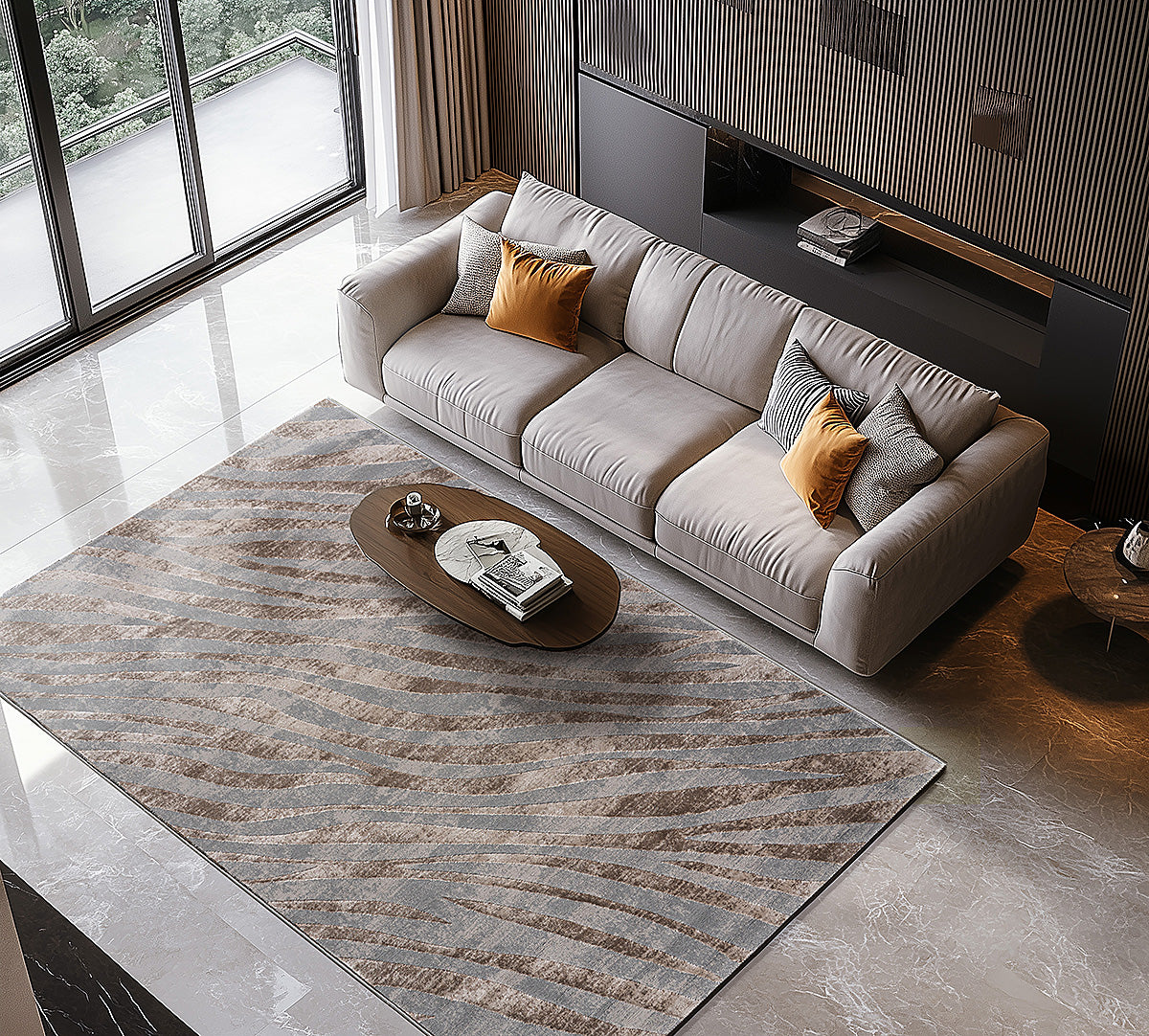 Χαλί Zenia Art 9439 Μπεζ,Γκρι 200 x 290 cm από την εταιρεία Beauty Home