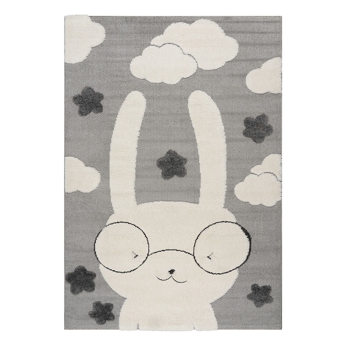 Χαλί Loop Art 9557 Grey White