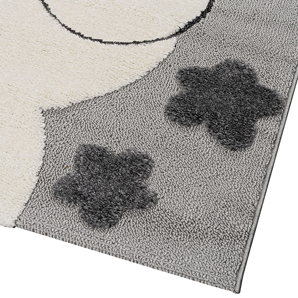 Χαλί Loop Art 9557 Grey White