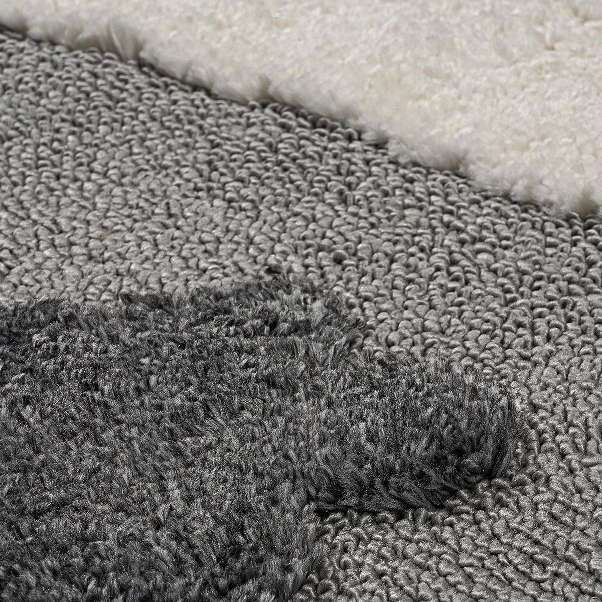 Χαλί Loop Art 9557 Grey White