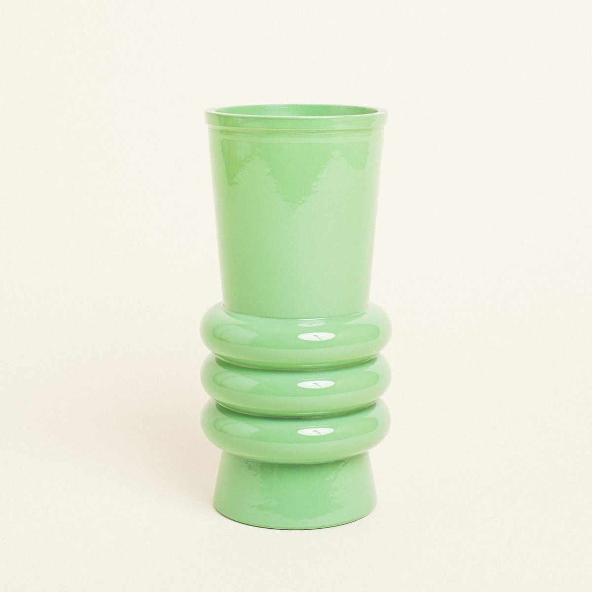 Γυάλινο Βάζο Ελάνη 25 CM (803006) Default Title από την εταιρεία Beauty Home