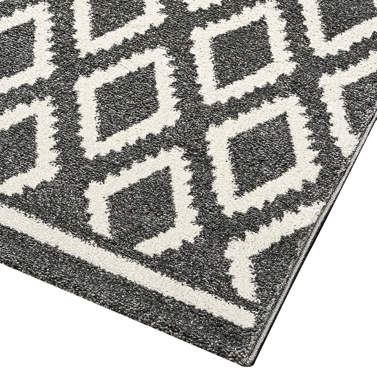 Πατάκι Vibe Art 9576 67x150 Grey White Γκρι Λευκό από την εταιρεία Beauty Home
