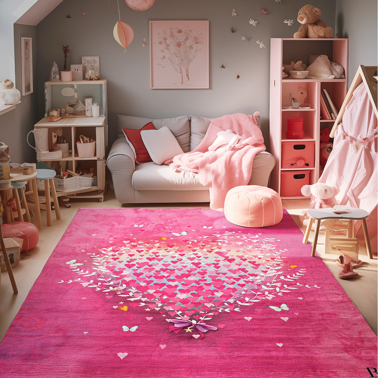 Χαλί παιδικό Fun Art 9589 160x230 Φουξ Default Title από την εταιρεία Beauty Home