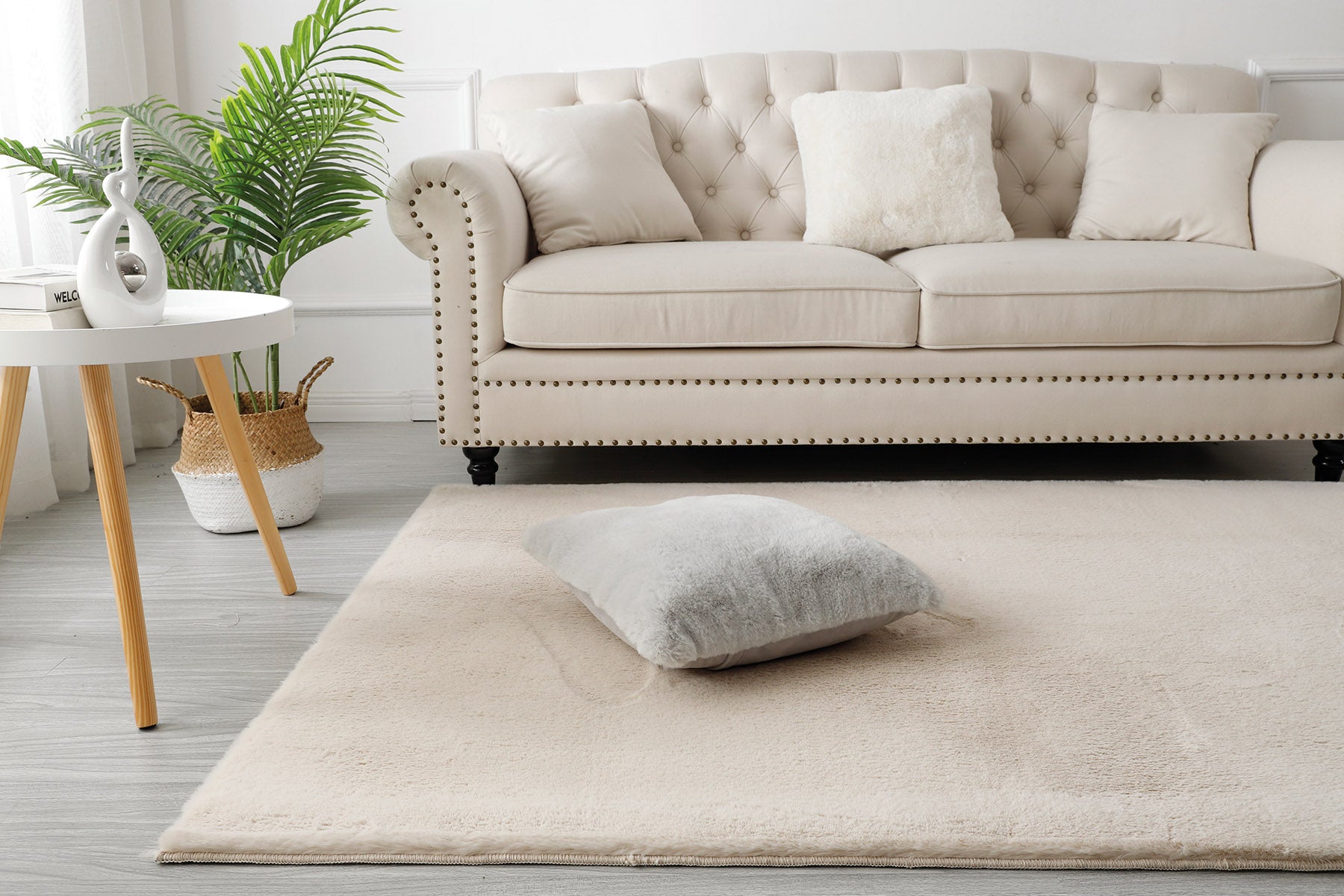 Πατάκι Rabbit Art 9641 80x120 Εκρού από την εταιρεία Beauty Home