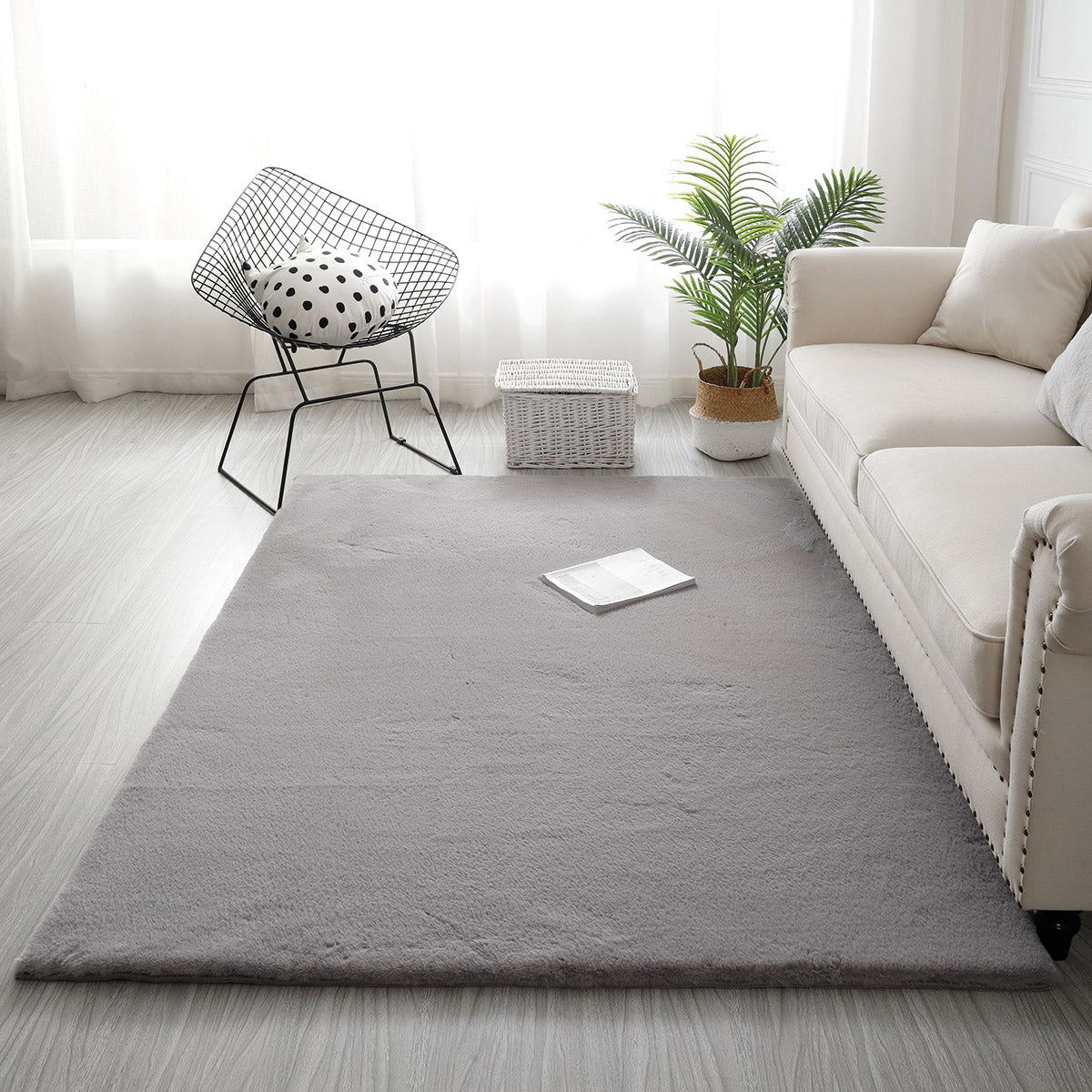 Σετ Κρεβ/ρας 3τμχ Rabbit Art 9643 Γκρι από την εταιρεία Beauty Home