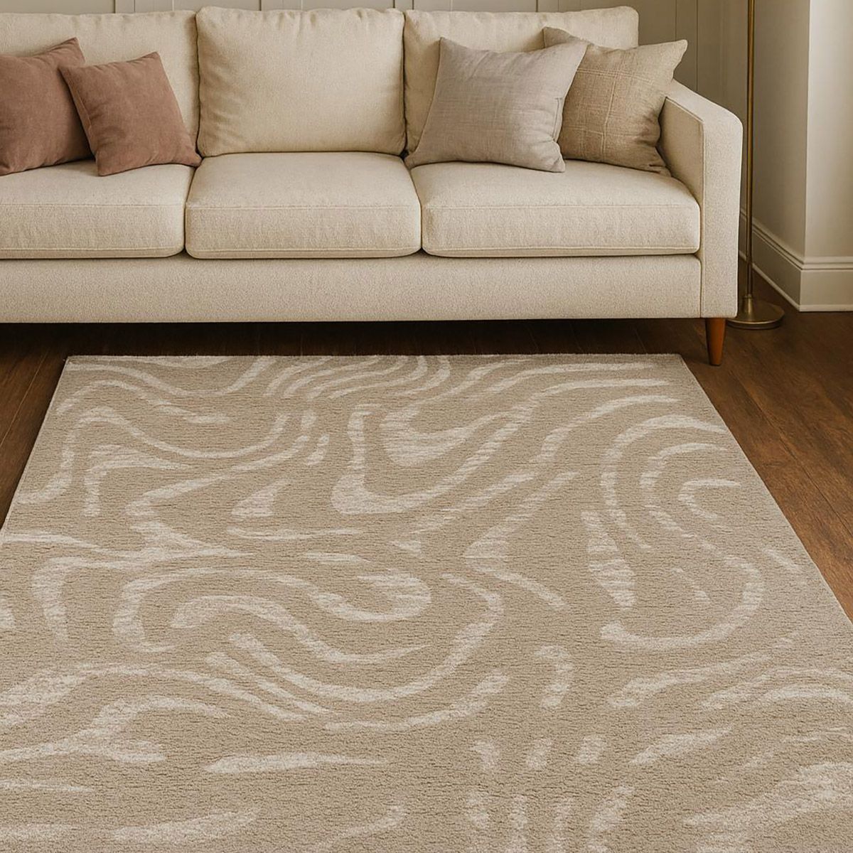 Χαλί Puffy Art 9656 Μπεζ από την εταιρεία Beauty Home