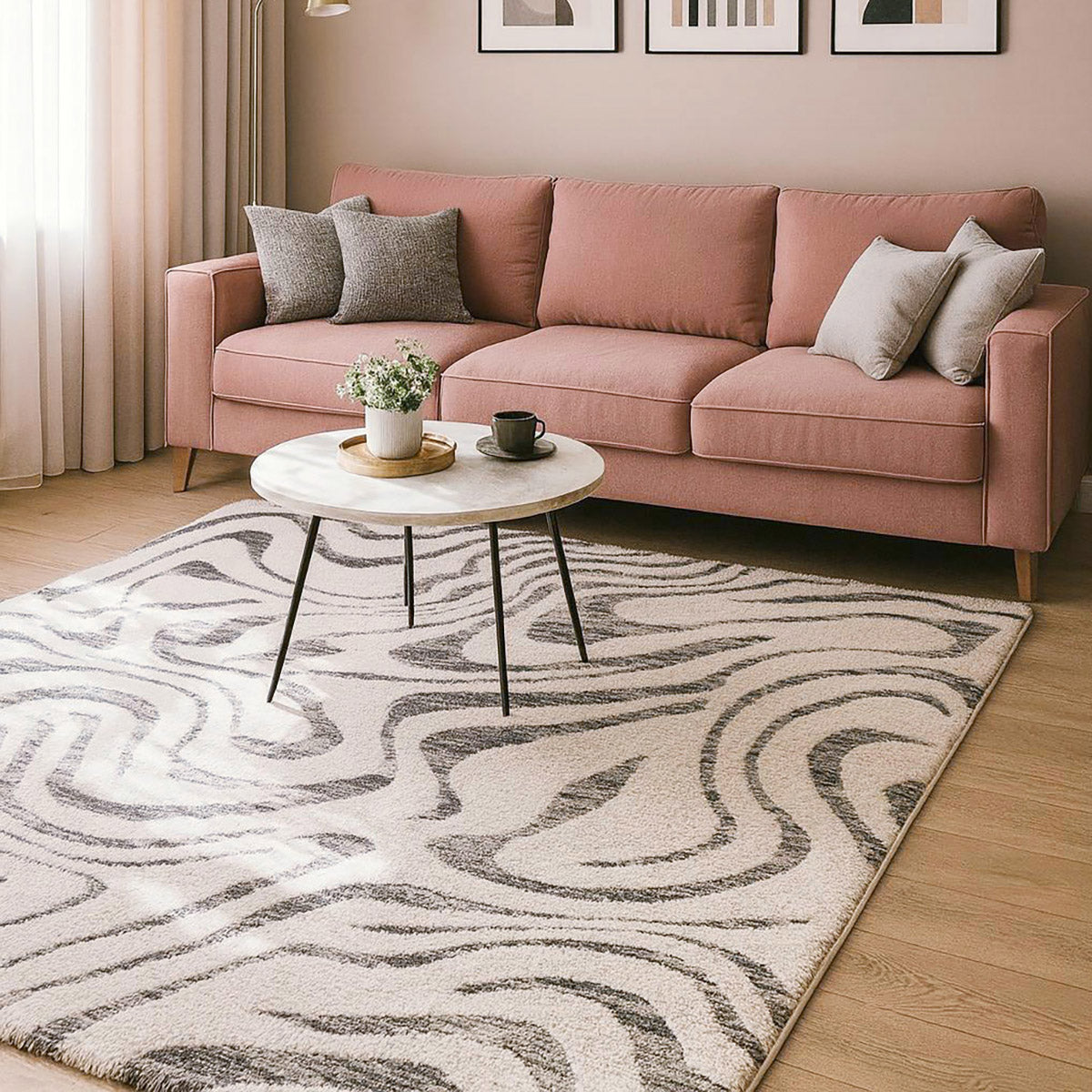 Χαλί Puffy Art 9660 Γκρι 200 x 290 cm από την εταιρεία Beauty Home