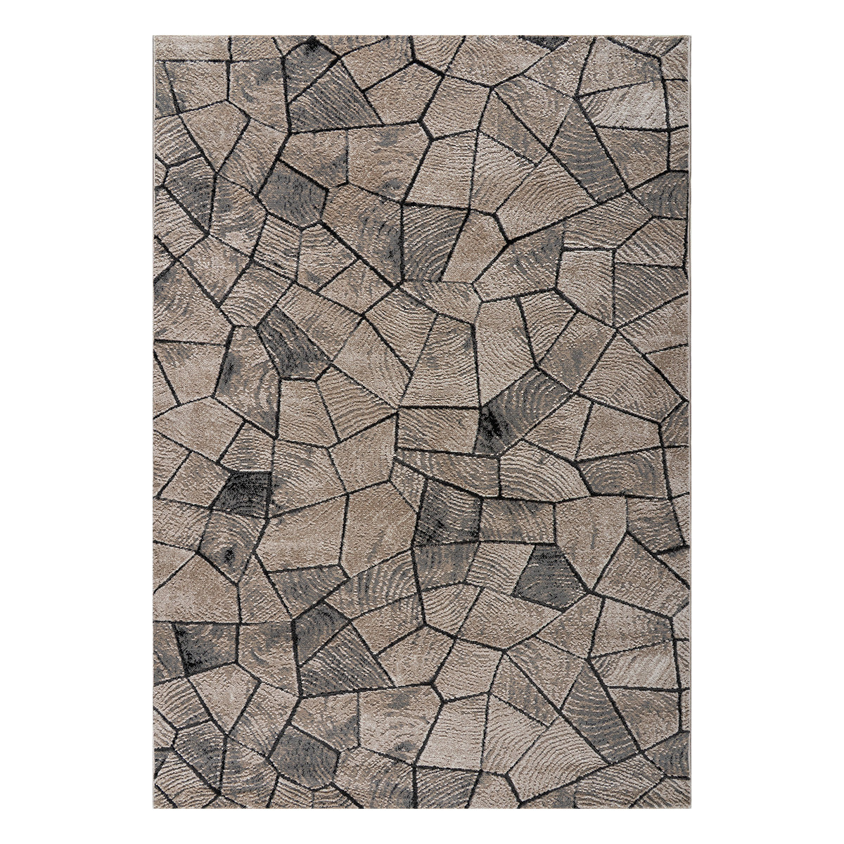 Χαλί Serena Art 9837 Μπεζ,Γκρι από την εταιρεία Beauty Home