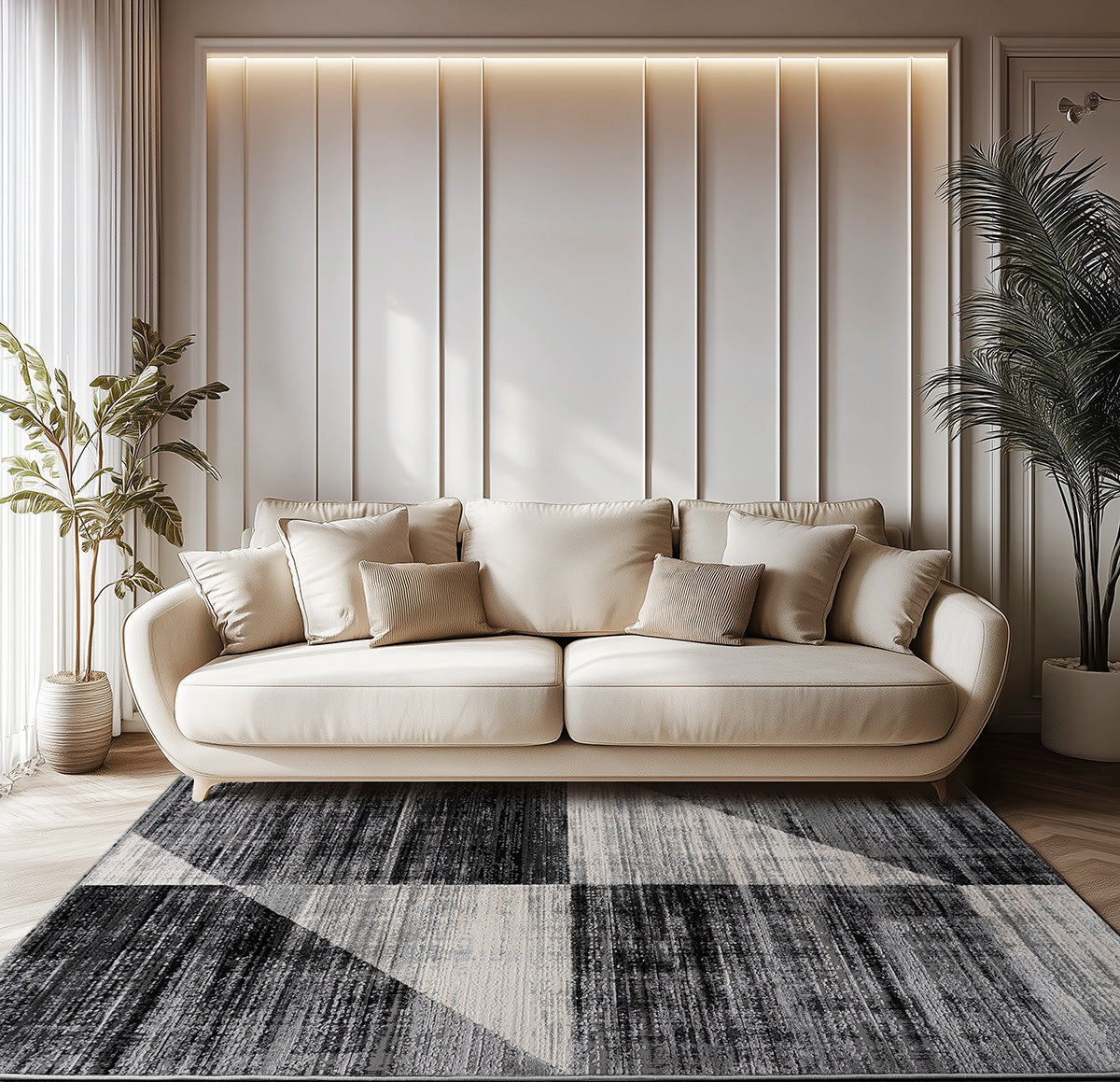 Διάδρομος με το μέτρο Serena Art 9839 67cm Γκρι Default Title από την εταιρεία Beauty Home