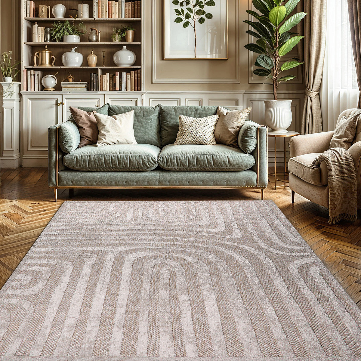 Χαλί Sahara Art 9970 160x230 Μπεζ Default Title από την εταιρεία Beauty Home