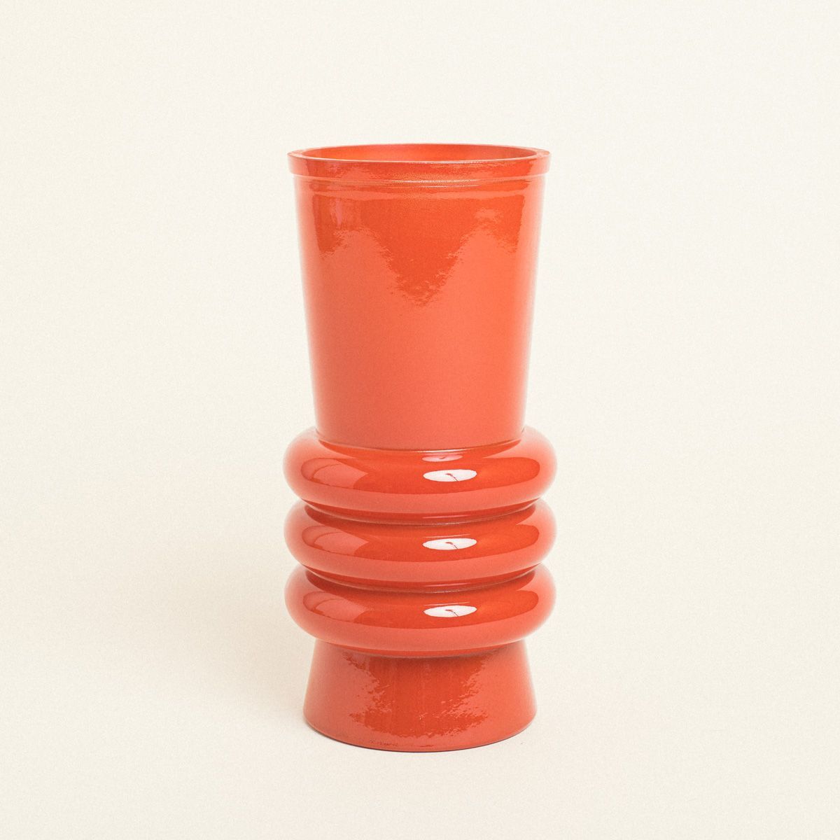 Γυάλινο Βάζο Ελάνη 25 CM (803008) Default Title από την εταιρεία Beauty Home