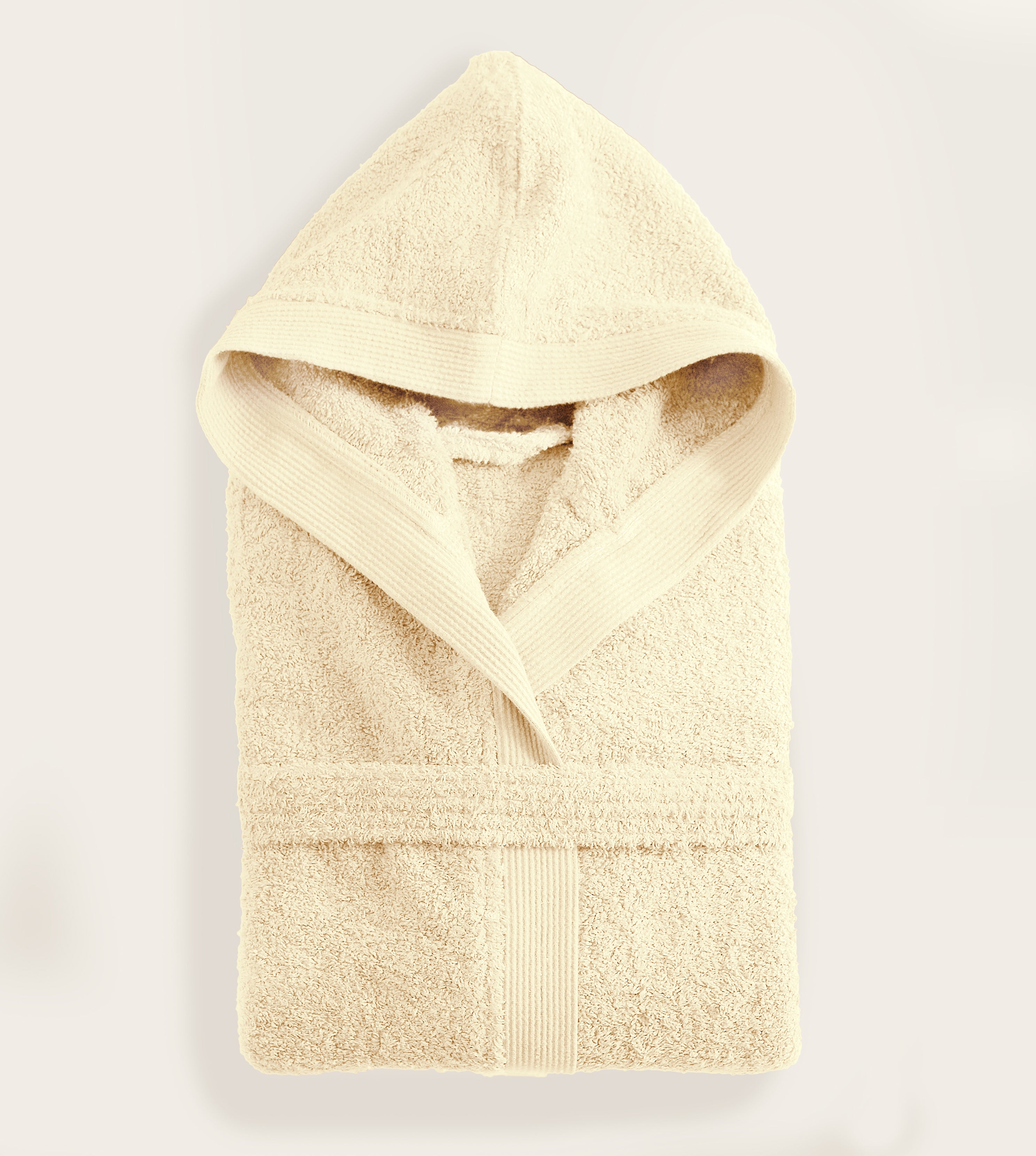 AMADEUS - Εκρού μπουρνούζι με κουκούλα από την εταιρεία Rythmos Home