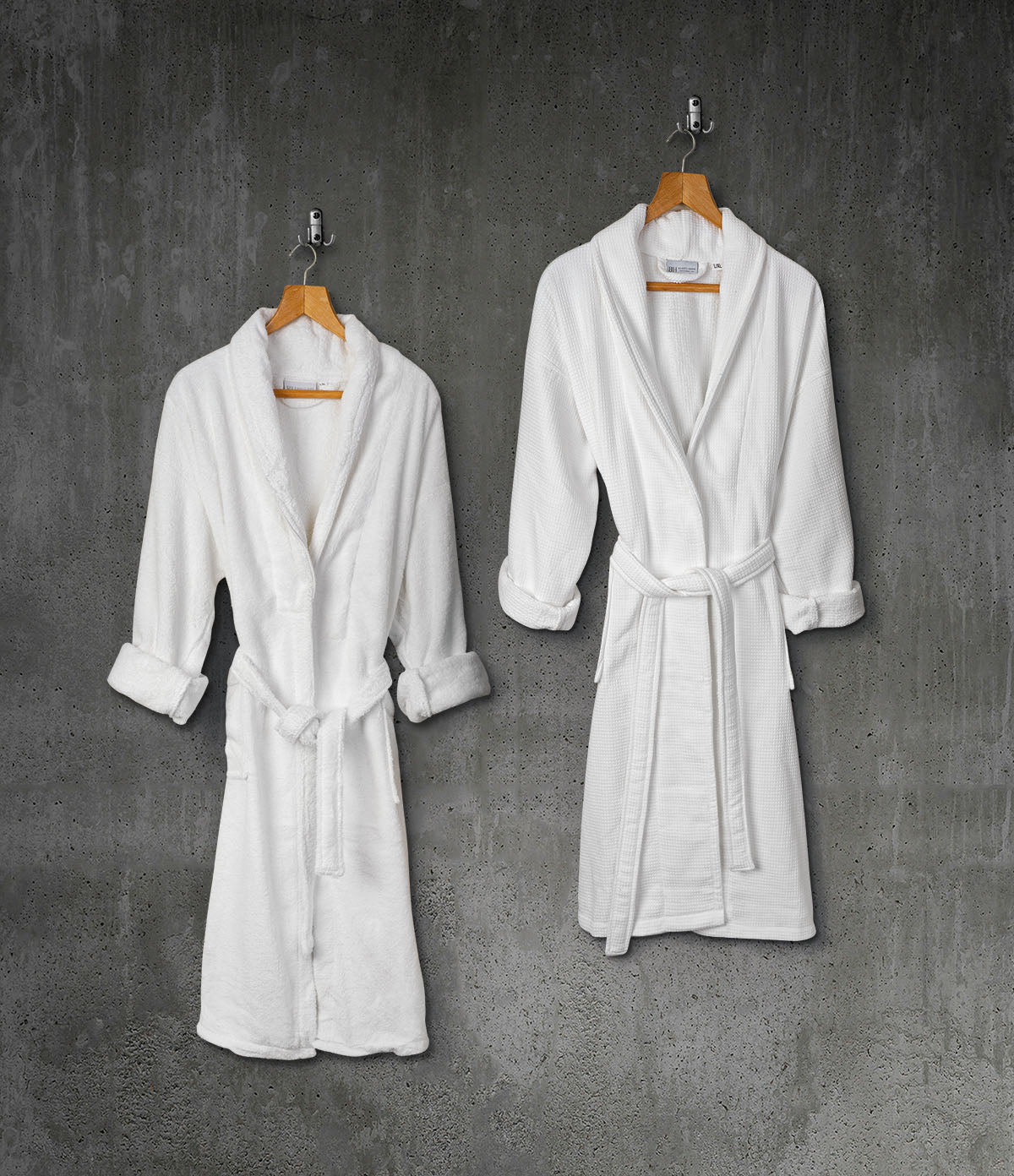 Μπουρνούζι με γιακά Belton Art 3014 100% Cotton Pennie 440gsm L/XL Λευκό από την εταιρεία Beauty Home