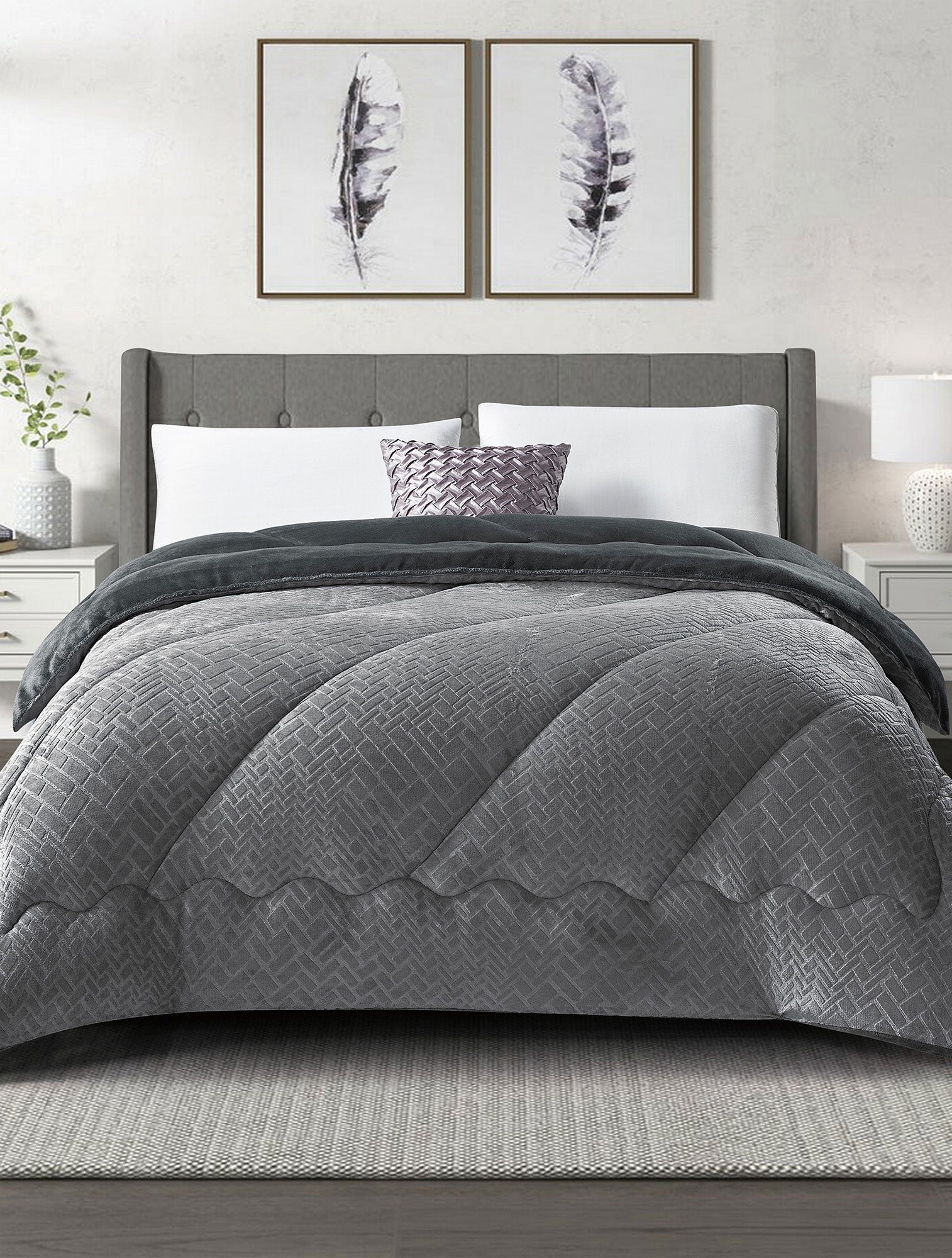 Κουβερτοπάπλωμα BLANKORO ANTHRACITE από την εταιρεία Madi