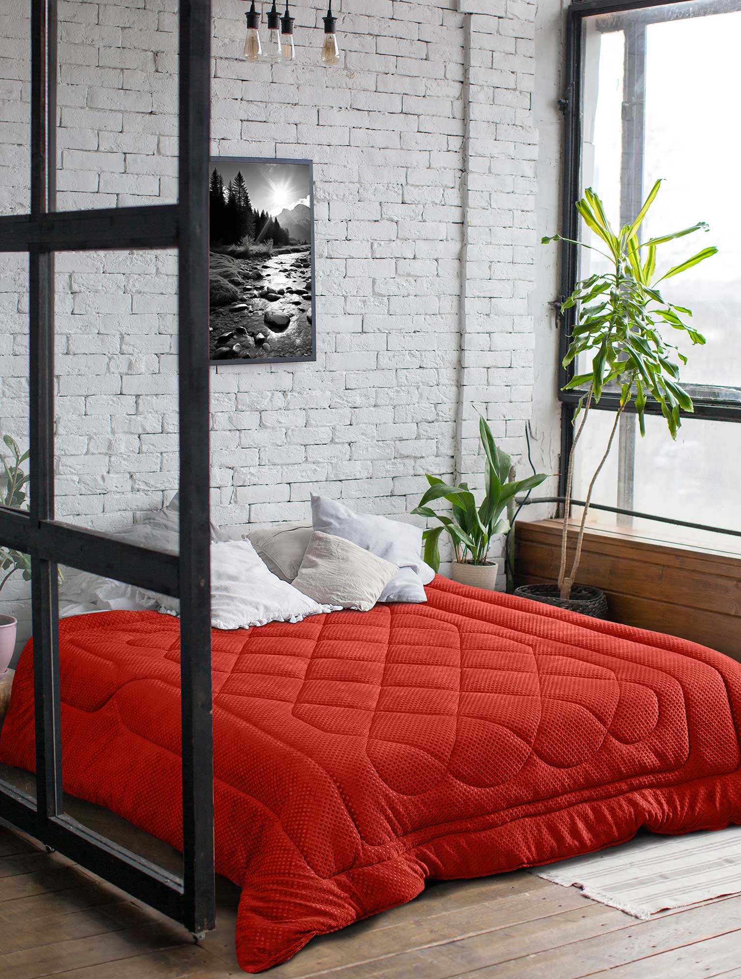Κουβερτοπάπλωμα COMFY RED από την εταιρεία Madi