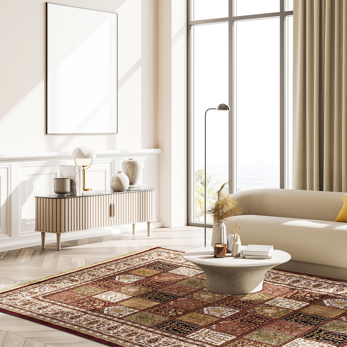 Χαλί Classic Art 9063 160Χ230 Red Κόκκινο από την εταιρεία Beauty Home