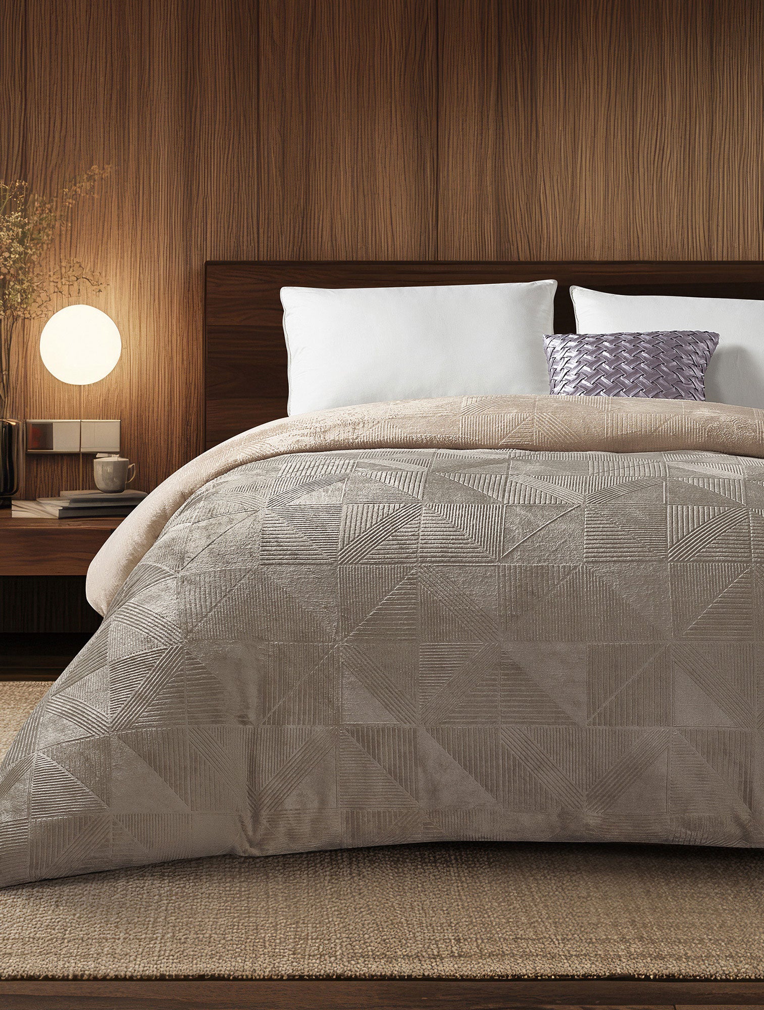 Παπλωματοθήκη EIRA CREAM από την εταιρεία Madi