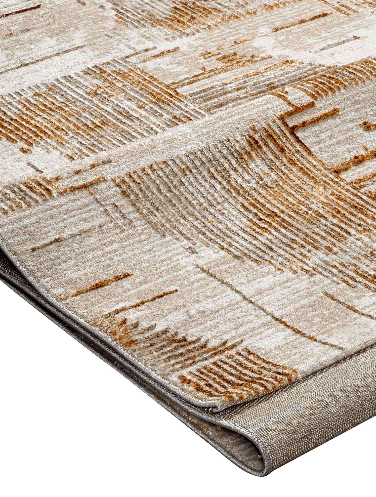 Χαλί FEATHERS BEIGE GOLD από την εταιρεία Madi