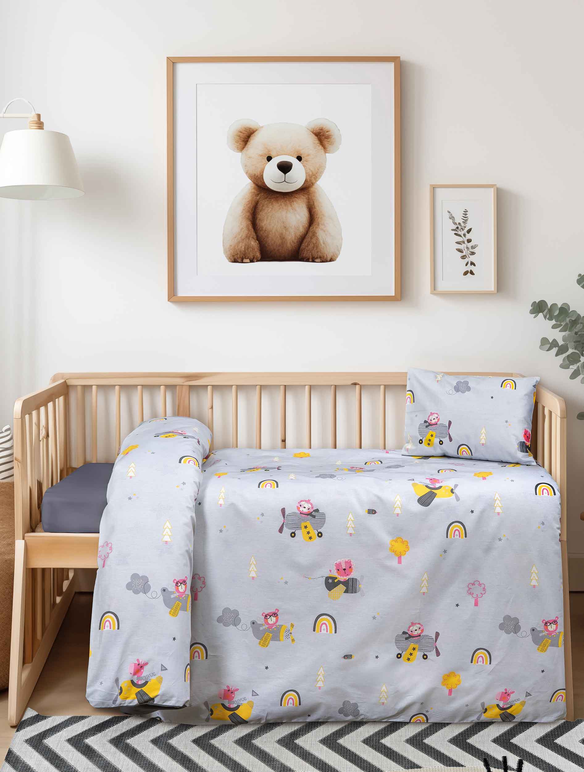 Βρεφικό Σετ Σεντόνια HELICOPTER από την εταιρεία Madi