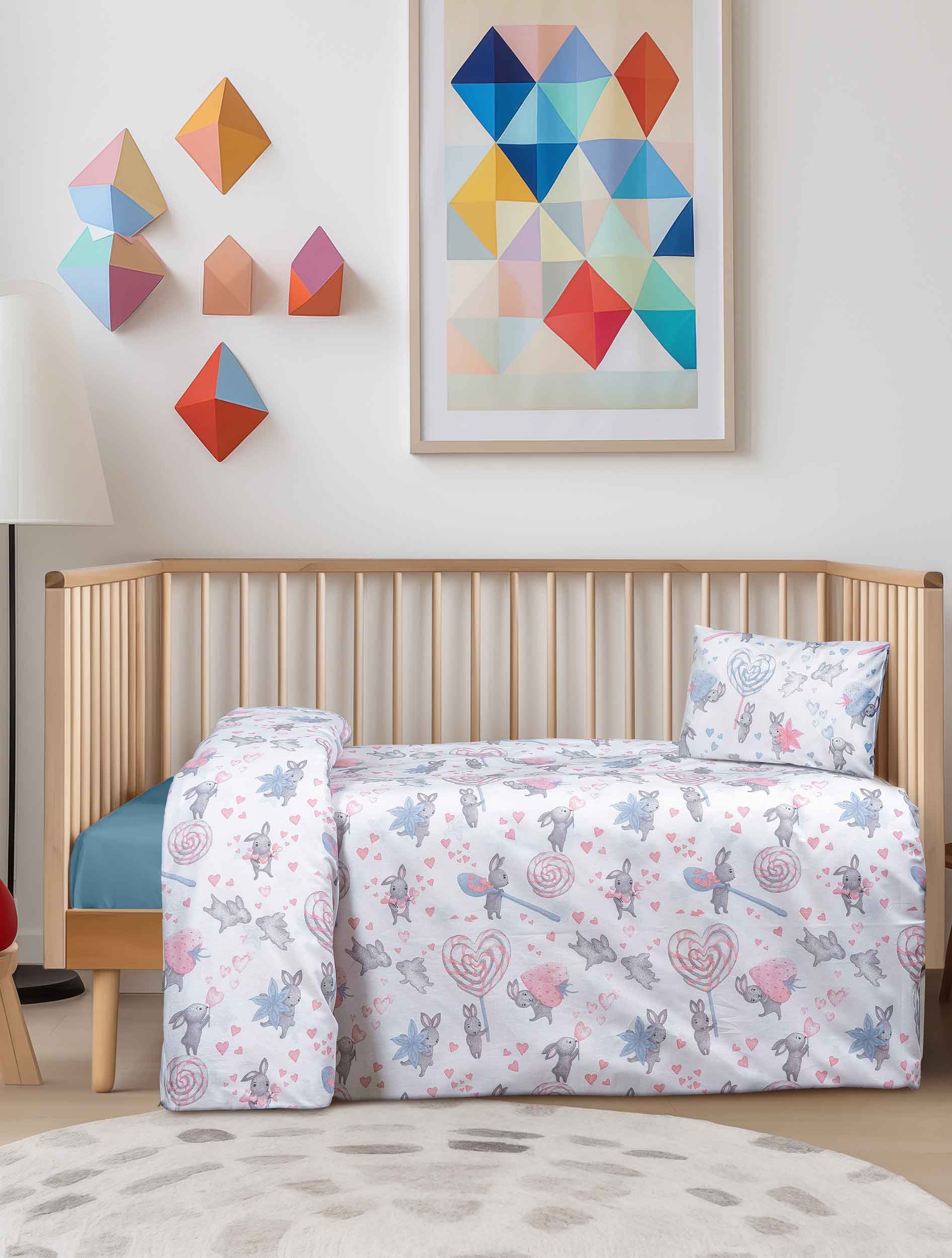 Βρεφικό Σετ Σεντόνια LAGOLINO από την εταιρεία Madi