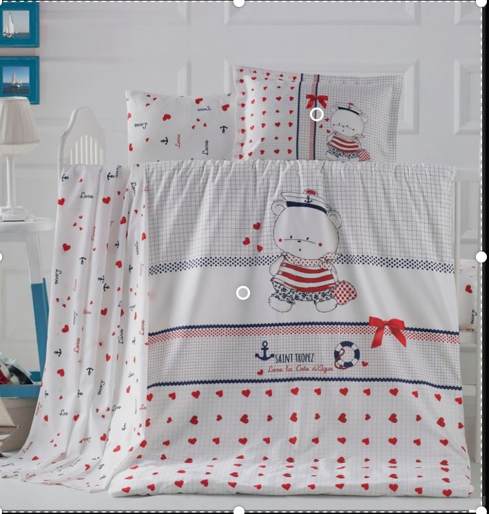 LARINA - Σετ παπλωματοθήκη βρεφική 2 τεμ. 100 x 150 100 x 150 από την εταιρεία Rythmos Home