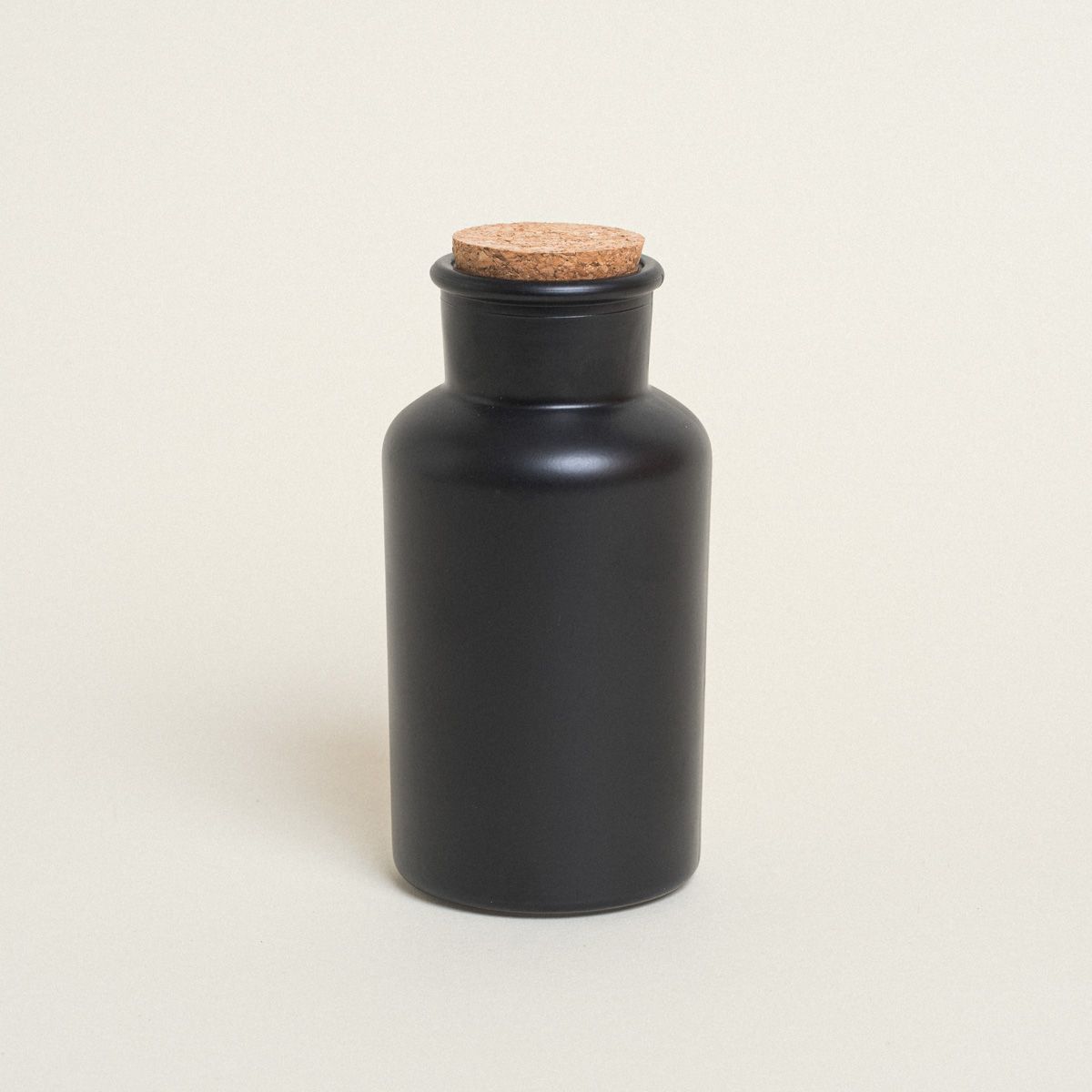 ΜΠΟΥΚΑΛΑΚΙ ΜΑΥΡΟ ΜΑΤ ΜΕ ΦΕΛΛΟ 17 x 8 cm 500 ml