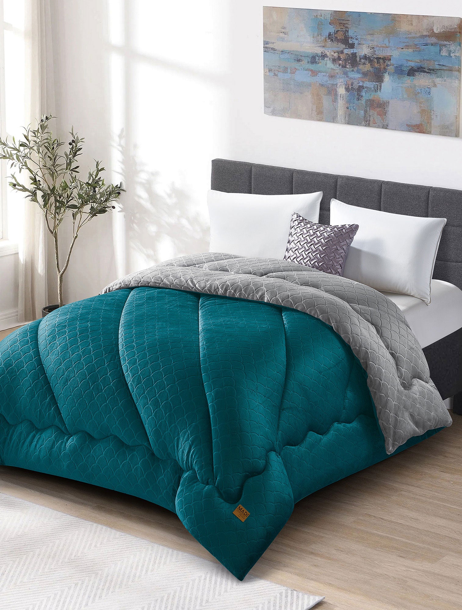 Κουβερτοπάπλωμα LUNORA PETROL από την εταιρεία Madi