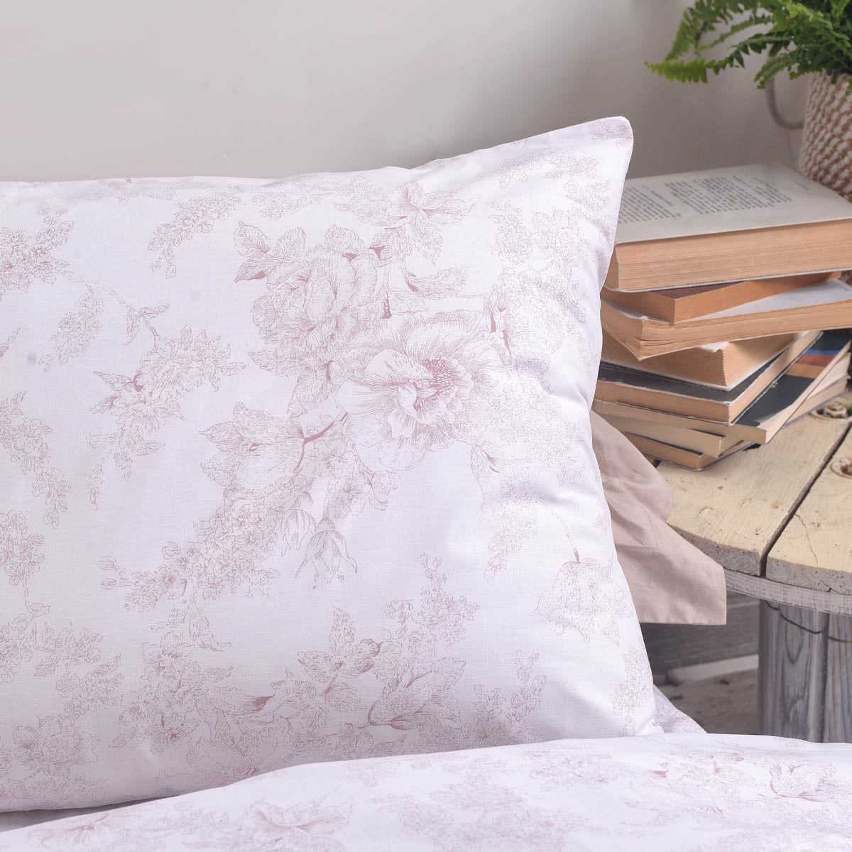 LUCETTE Ροζ - Σετ σεντόνια Nova από την εταιρεία Rythmos Home