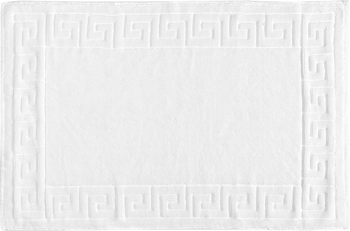Ταπέτο μπάνιου Neron Art 3018 μαίανδρος 50x75 Λευκό από την εταιρεία Beauty Home