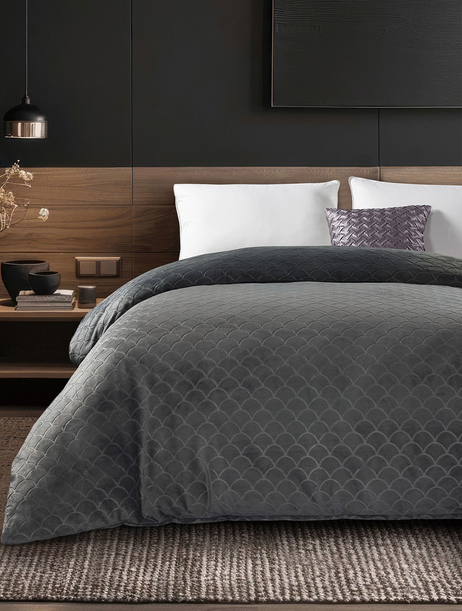 Παπλωματοθήκη NEVOLA ANTHRACITE από την εταιρεία Madi