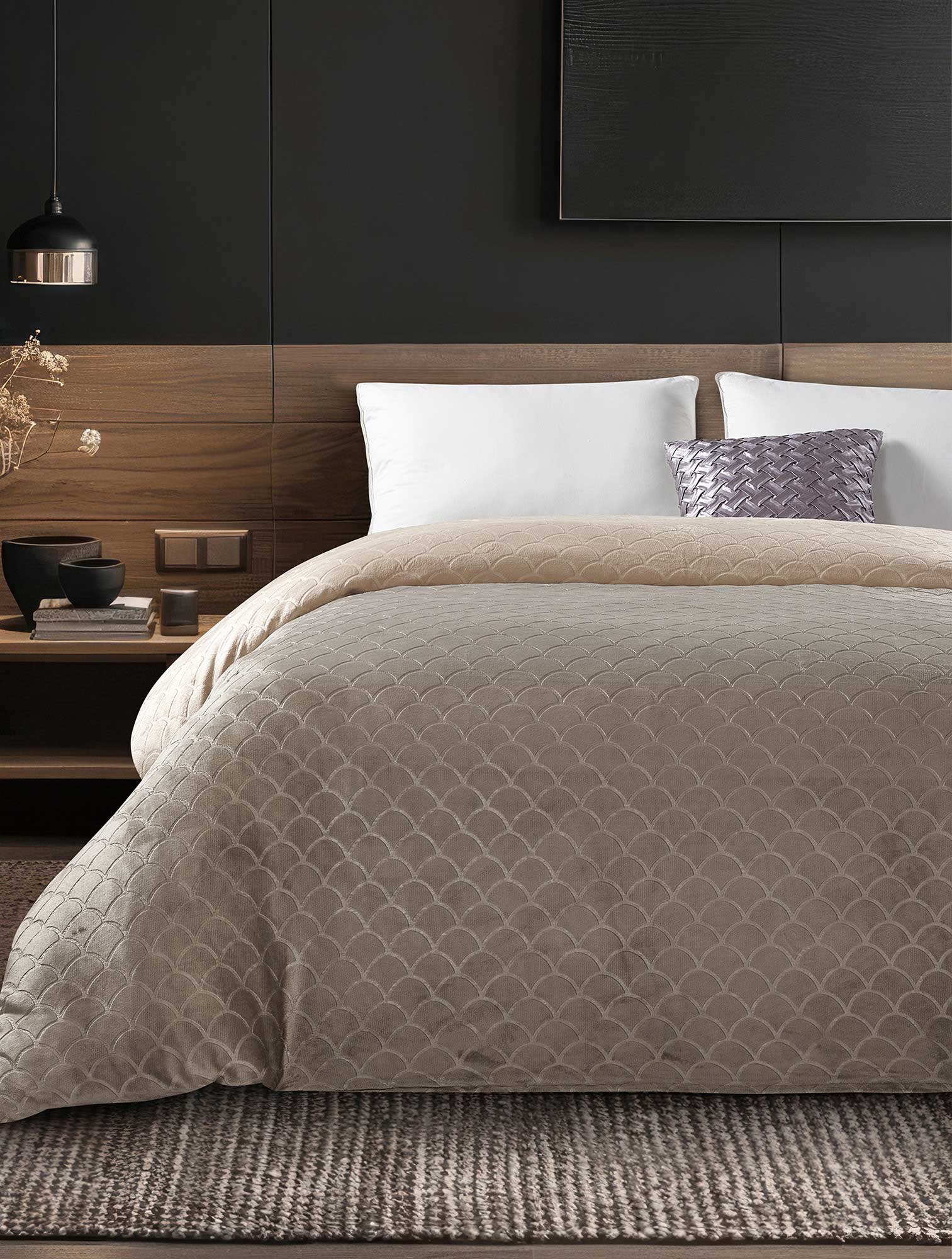 Παπλωματοθήκη NEVOLA CREAM από την εταιρεία Madi