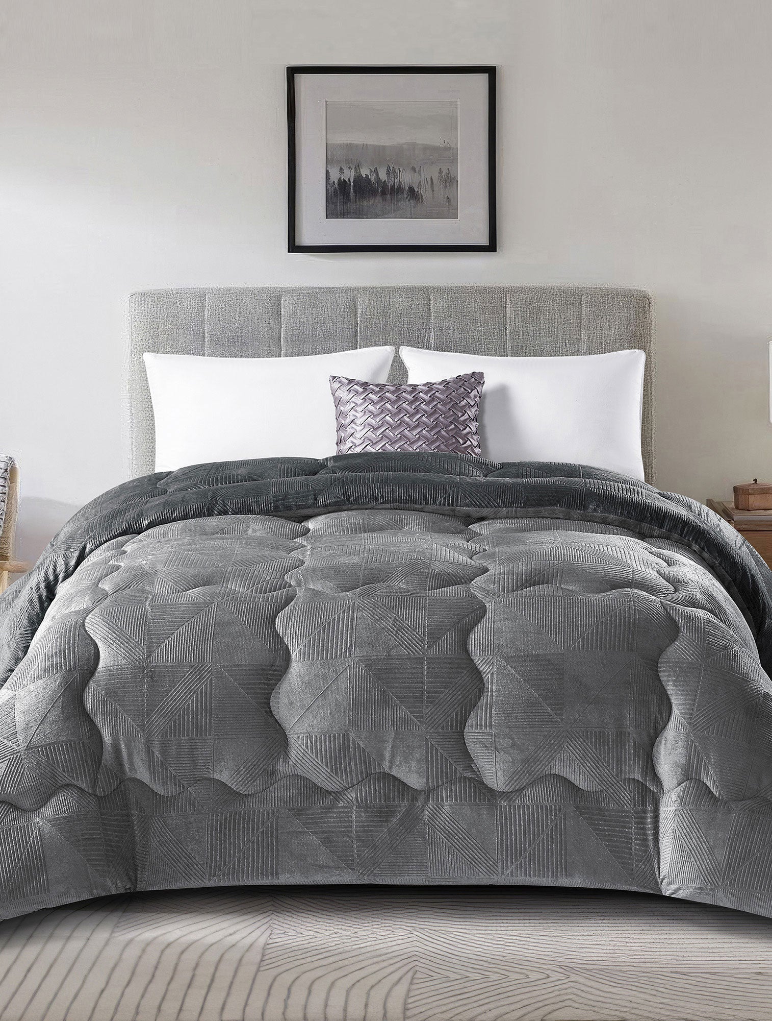 Κουβερτοπάπλωμα NIVORO ANTHRACITE από την εταιρεία Madi