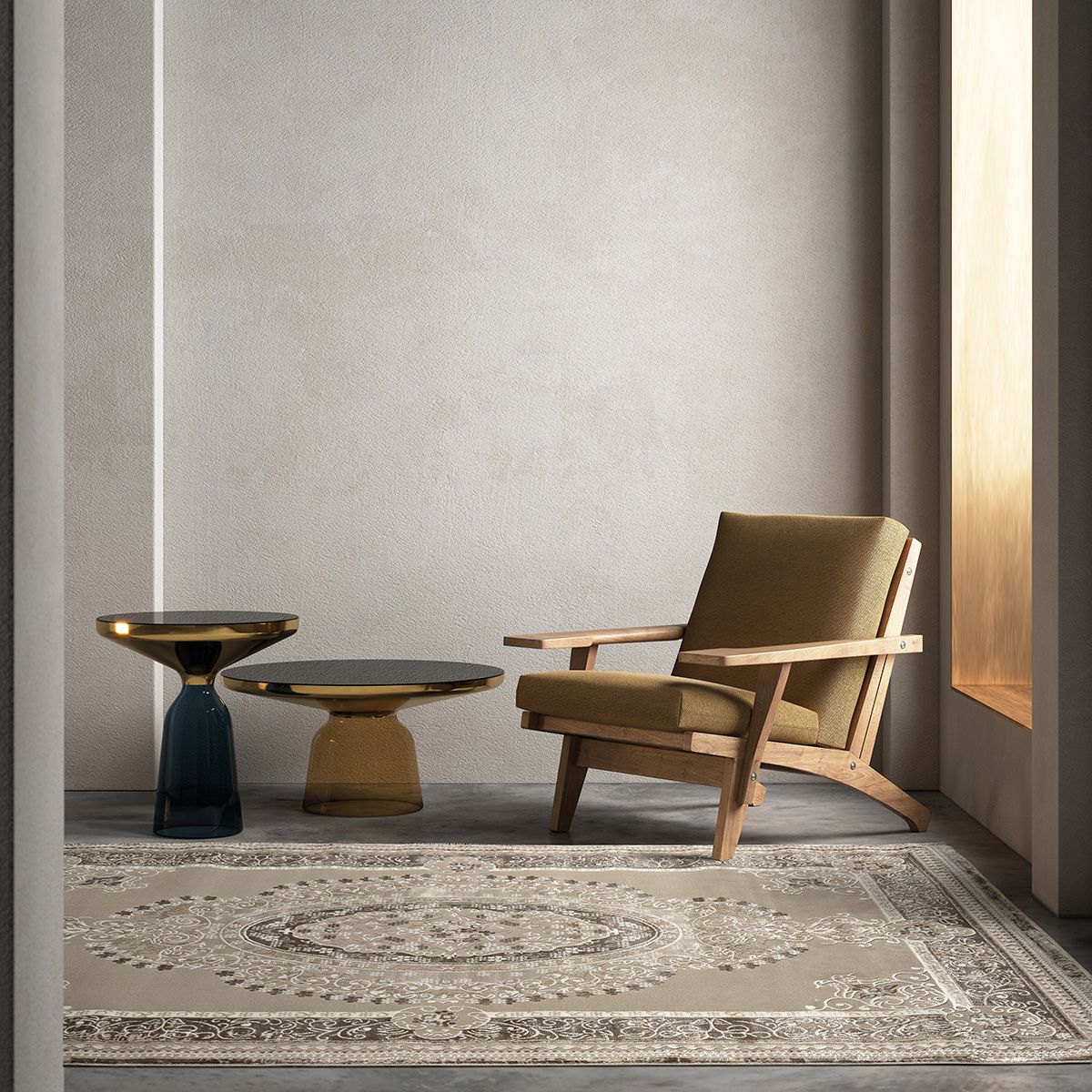 Χαλί Prestige Art 9320 Beige Brown