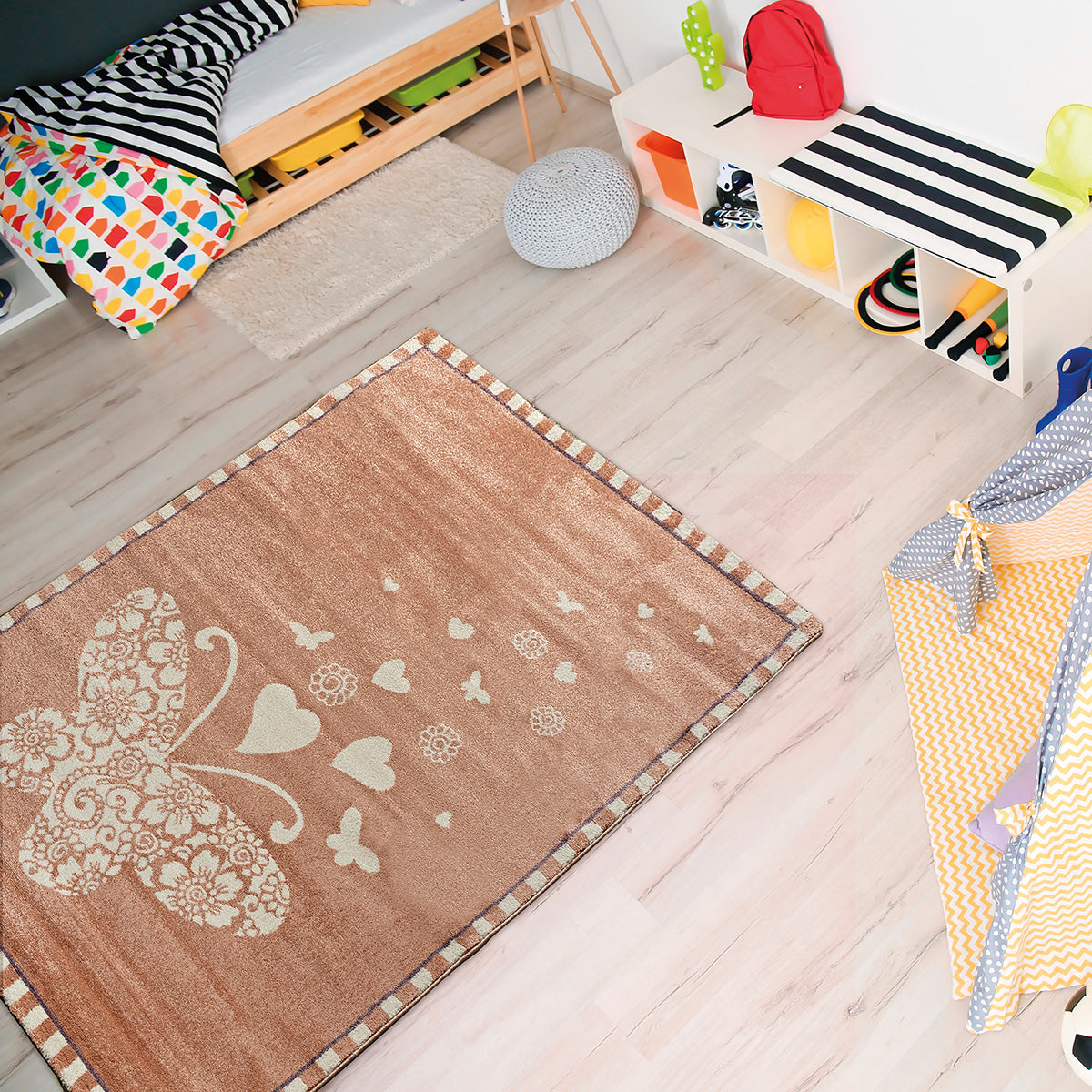 Χαλί Yolo Art 9582 133x190 Σομόν από την εταιρεία Beauty Home