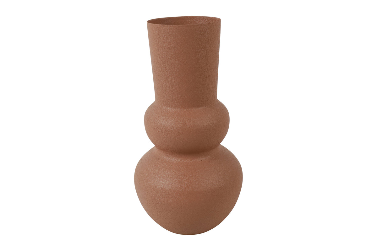 Βάζο μεταλ.terracotta 30,5εκ.