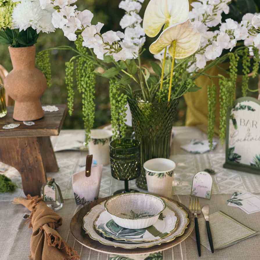 10 Καρτελάκια Coco Palm Χαρτί από την εταιρεία Beauty Home